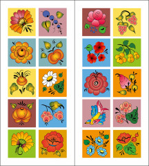 Урало-сибирская роспись. Раскраска с наклейками - Фото 3