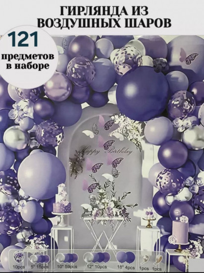 Набор воздушных шаров для фотозоны