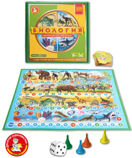Игра настольная «Викторина. Биология»