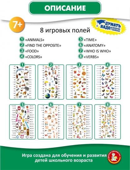 Игра настольная «Электровикторина. Английский язык»