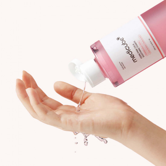 Успокаивающий тонер с с пептидами и центеллой «PDRN Pink CICA Soothing Toner»