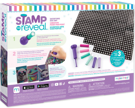 Набор постеров по номерам «Stamp Reveal»