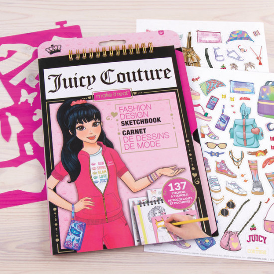 Альбом для творчества «Juicy Couture Fashion Sketchbook»