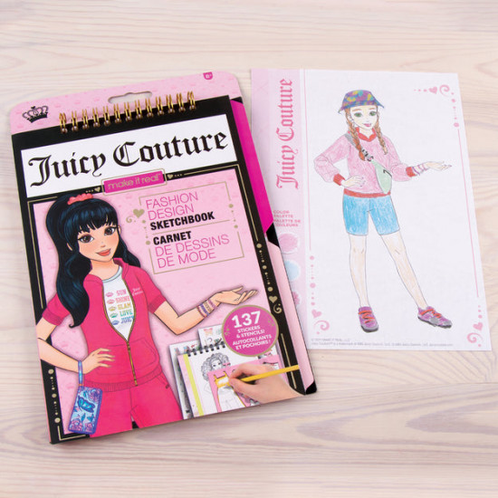 Альбом для творчества «Juicy Couture Fashion Sketchbook»