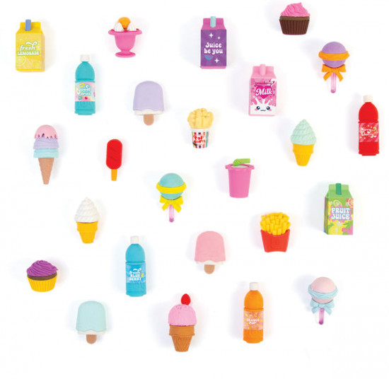 Набор 3D-ластиков-пазлов «Snacks 'n Sweets Puzzle Eraser Set»