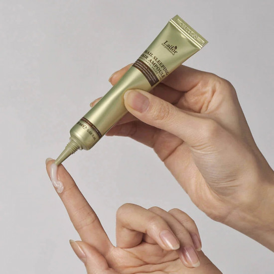 Сыворотка для волос с кератином ночная «Snail Sleeping Clinic Ampoule»
