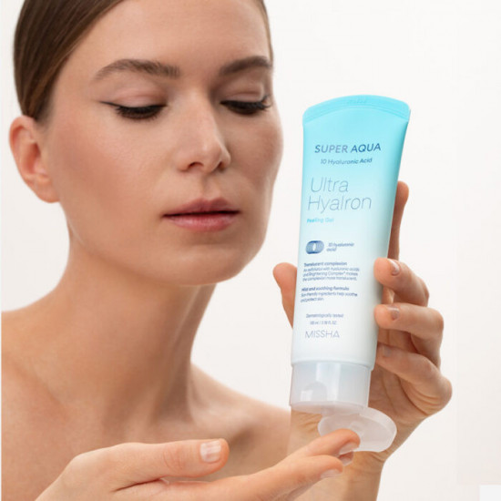 Пилинг для лица отшелушивающий с гиалуроновой кислотой «Ultra Hyalron Peeling Gel»