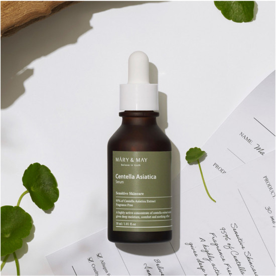 Сыворотка для лица успокаивающая с экстрактом центеллы азиатской «Centella Asiatica Serum»