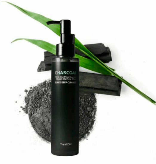 Масло гидрофильное с древесным углём «Charcoal Black Deep Cleanser»