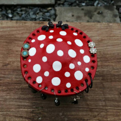 Органайзер для украшений в виде мухомора - Фото 2