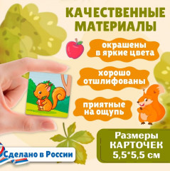 Мемо-игра «Лесные жители» - Фото 2