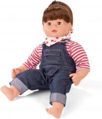 Комплект одежды для кукол «Джинсовый комбинезон» - Фото 1