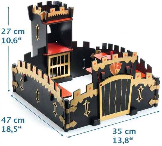 Игровой набор «Рыцарский замок. Ze Black Castle»