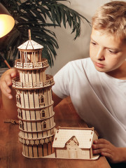 Конструктор деревянный механический «Маяк светильник» - Фото 14