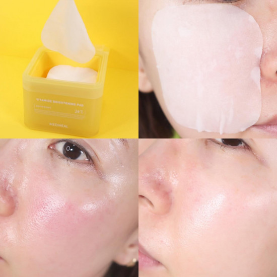 Тонер-пэды для лица «Vitamine Brightening Pad»