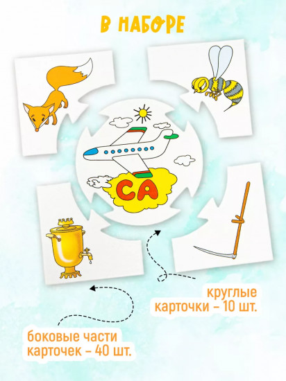 Игра настольная «Слоги»