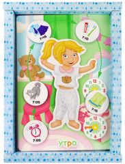 Игра магнитная «Учим время» - Фото 11
