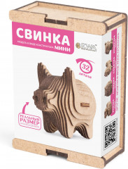 3D пазл «Свинка» - Фото 5