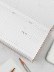 Еженедельник недатированный «Мишка с кофе» - Фото 3