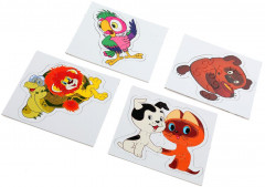 Набор пазлов 4 в 1 «Любимые герои» - Фото 2