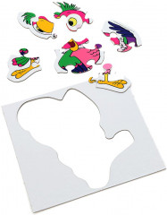 Набор пазлов 4 в 1 «Любимые герои» - Фото 3