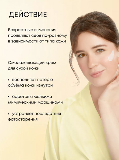 Крем для сухой кожи лица против морщин «Anti-age Peptide»