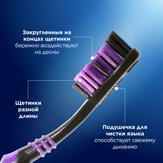 Зубная щетка «Black. Всесторонняя чистка»