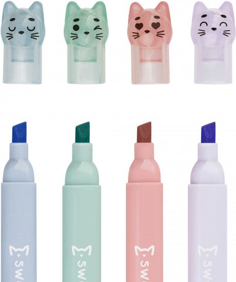 Набор текстовыделителей «Paw Pastel»