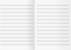 Тетрадь для нот «Городской ритм» - Фото 1