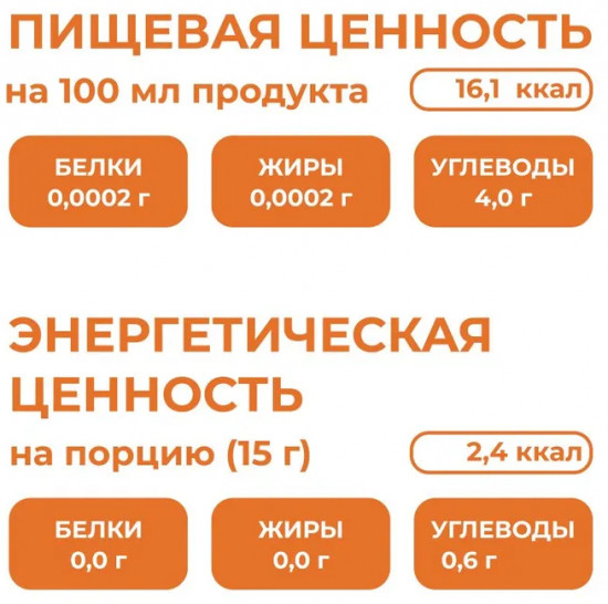 Сироп без сахара «Карамель»