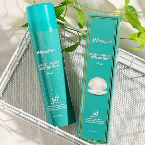 Спрей для лица и тела солнцезащитный SPF50+ «Marine Luminous Pearl Sun Spray»