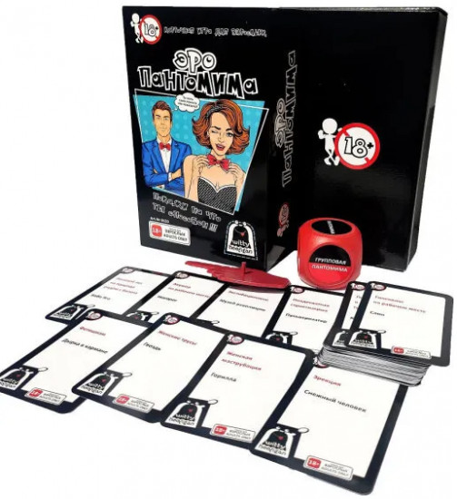 Игра карточная «Эро Пантомима»