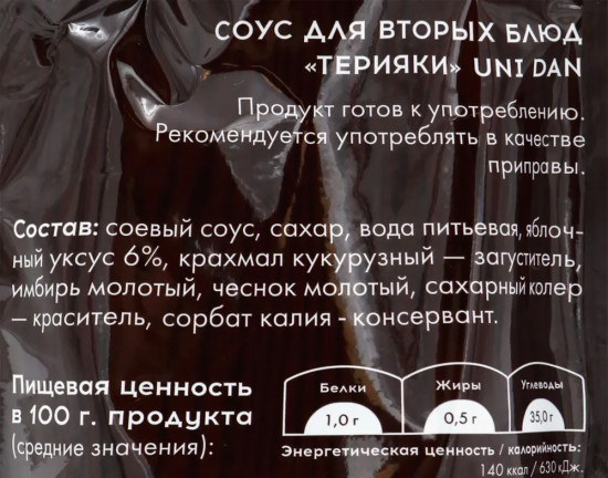 Соус для вторых блюд «Терияки»