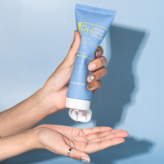 Гель для умывания с азуленом и церамидами «Azulene Soothing pH Cleanser»