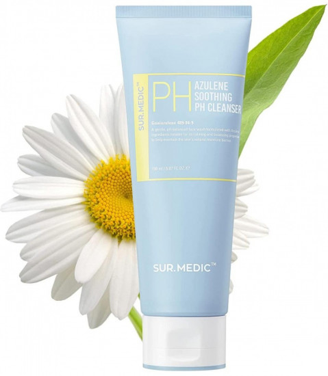 Гель для умывания с азуленом и церамидами «Azulene Soothing pH Cleanser»