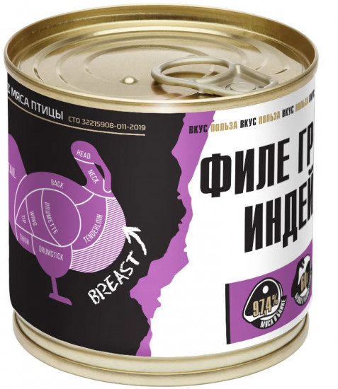 Филе грудки индейки