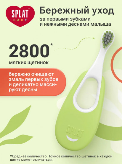Зубная щетка для детей с ионами серебра