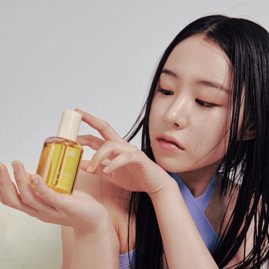 Масло для волос с эктрактом абрикоса «Polish Oil Apricot Wet Hair»