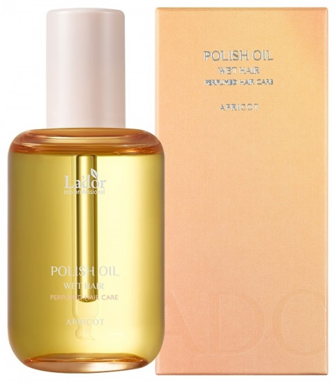 Масло для волос с эктрактом абрикоса «Polish Oil Apricot Wet Hair»