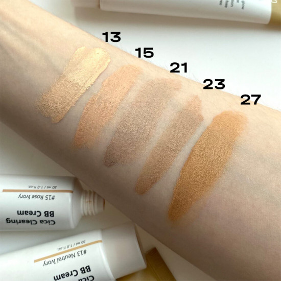ВВ-крем для лица с экстрактом центеллы «Cica Clearing BB Cream», оттенок 21 Светло-бежевый