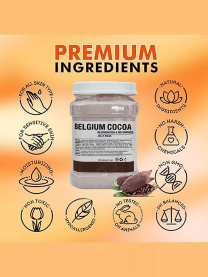 Альгинатная маска для лица «Belgium Cocoa»