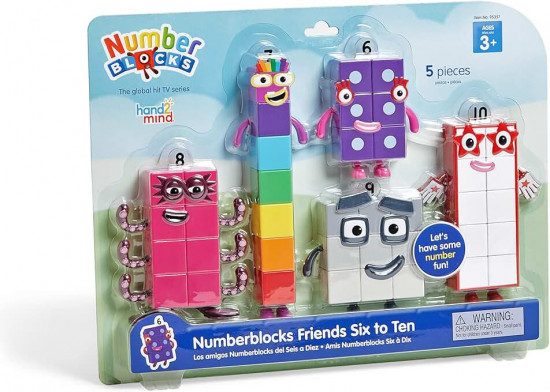 Набор для изучения счета от 6 до 10 «Numberblocks»