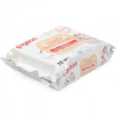 Салфетки для рук и рта детские, влажные (70 шт.) - Фото 1