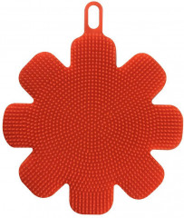 Щетка силиконовая для мытья посуды, овощей и фруктов «Цветок» - Фото 1