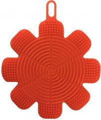 Щетка силиконовая для мытья посуды, овощей и фруктов «Цветок» - Фото 2