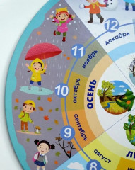 Игра развивающая «Часы. Режим дня» - Фото 10