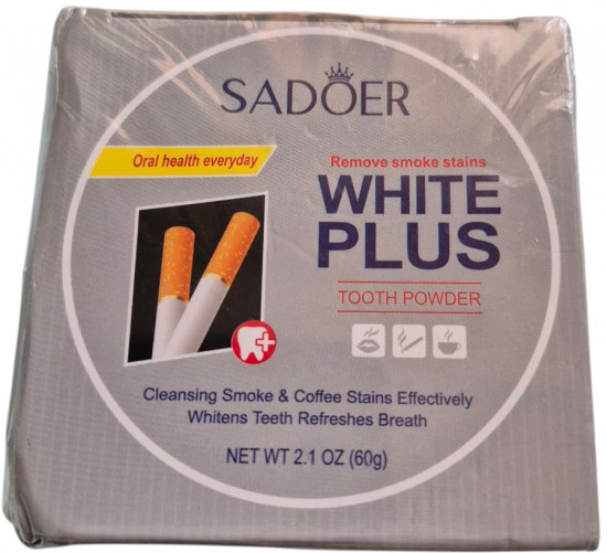 Зубной порошок «Remove Smoke Stains White Plus»