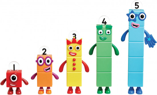 Набор для изучения счета от 1 до 5 «Numberblocks»