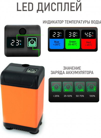 Душ аккумуляторный походный