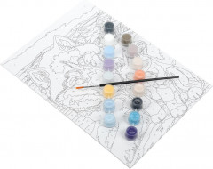 Картина по номерам «Хаски» - Фото 1